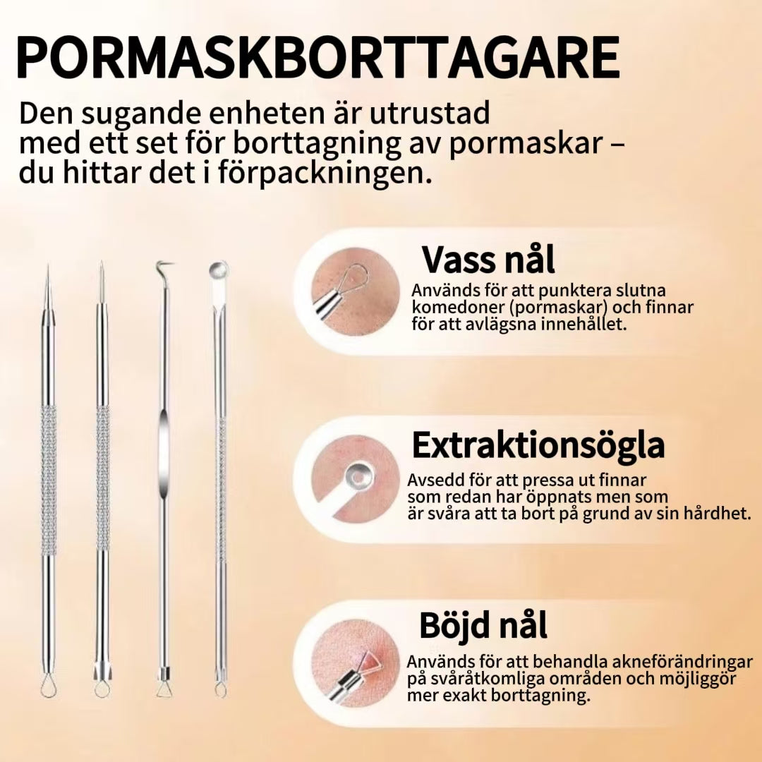Professionell pormaskborttagare