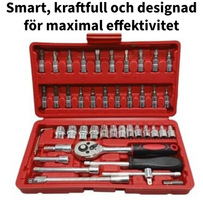 Professionell 46-delars spärrnyckelsats