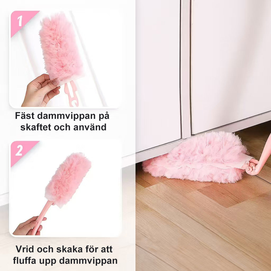 hopfällbar och tvättbar, perfekt för ytrengöring