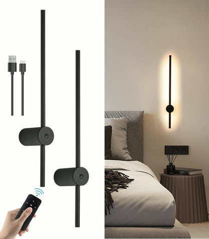 Trådlös vägglampa med modern design