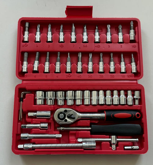 Professionell 46-delars spärrnyckelsats