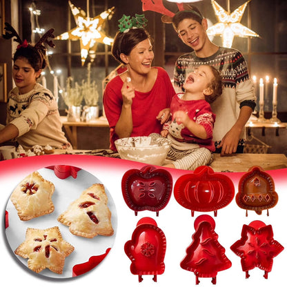 Set med [9] mini pajformar för festliga bakverk