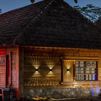 Vattentät Utomhuslampa med Solenergi