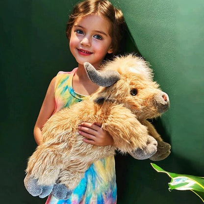 Mjukisdjur Highland Ko – söt och kramvänlig