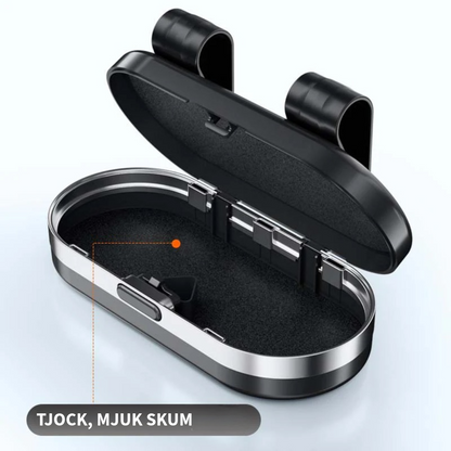 Bilglasögonhållare