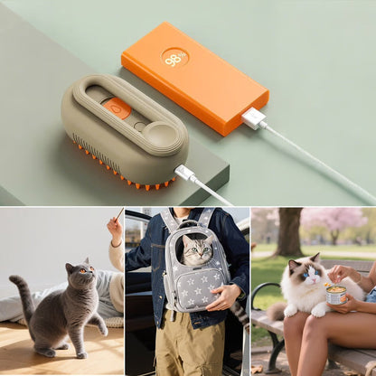 Ångkam för husdjur