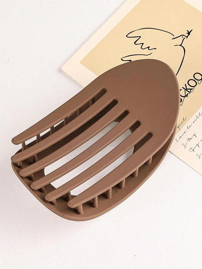 Enfärgade hårklämmor – 1 set (4 stycken)