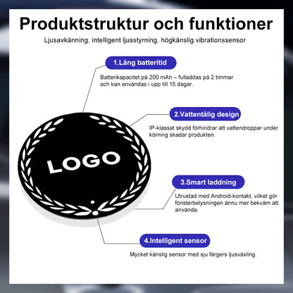 Smart RGB-nattlampa med skymningssensor