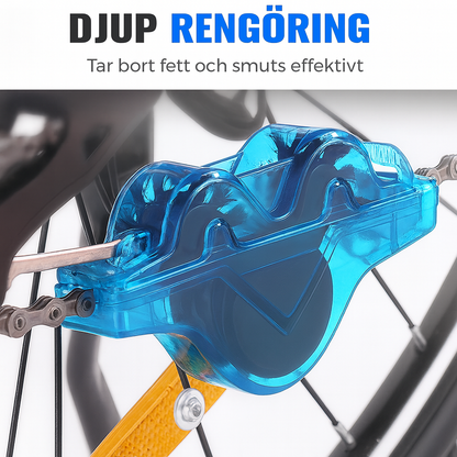 Professionellt kedje rengöringsverktyg för cyklar – rengör din kedja enkelt!