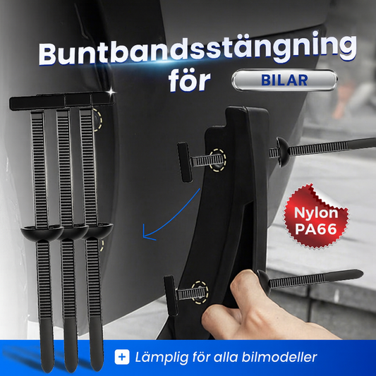Återanvändbara nylon kabelband – 50-pack
