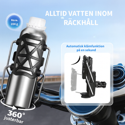 Universell vattenflaskhållare – cyklar & motorcyklar