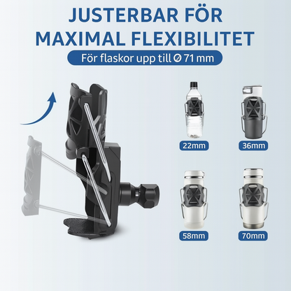 Universell vattenflaskhållare – cyklar & motorcyklar