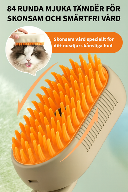 Ångkam för husdjur