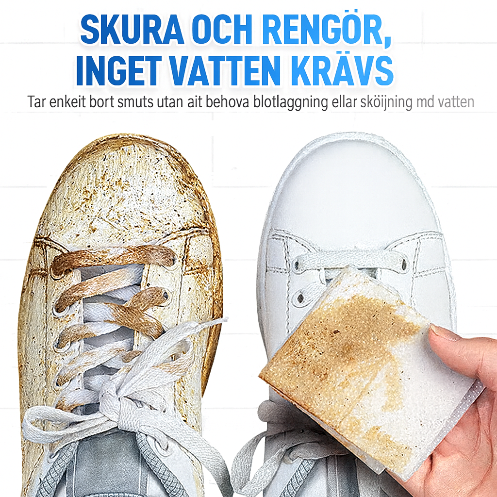 Snabb-rengörande skodukar – 1 set (3 st)