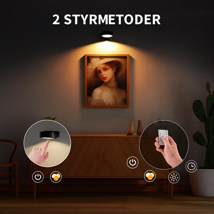 Magnetisk trådlös lampa – 1 set [3 st]