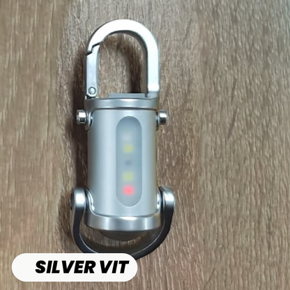 1200LM mini ficklampa med nyckelring – superljus & vattentät