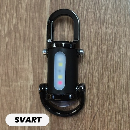 1200LM mini ficklampa med nyckelring – superljus & vattentät