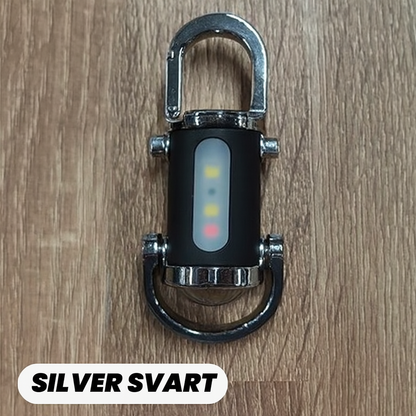 1200LM mini ficklampa med nyckelring – superljus & vattentät