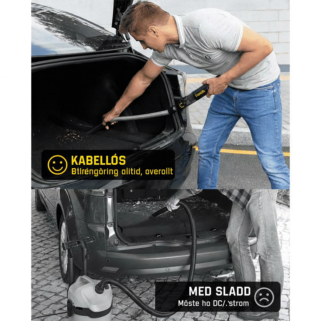 Bärbar mini dammsugare 12000Pa med snabbladdning