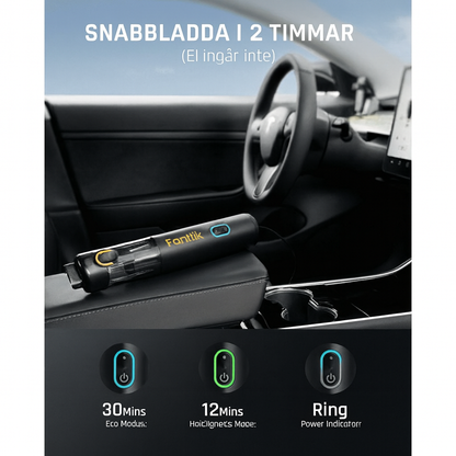 Bärbar mini dammsugare 12000Pa med snabbladdning