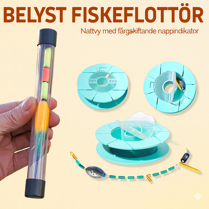 Färdigmonterad fiskelina (100 m) med flöte