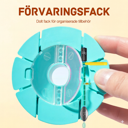 Färdigmonterad fiskelina (100 m) med flöte