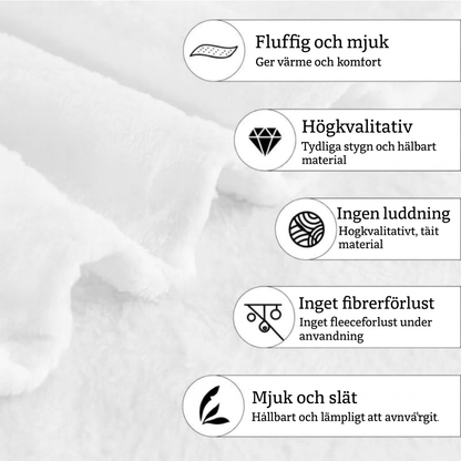 Mjuk fleecefilt med skräcktema