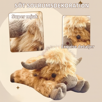 Mjukisdjur Highland Ko – söt och kramvänlig