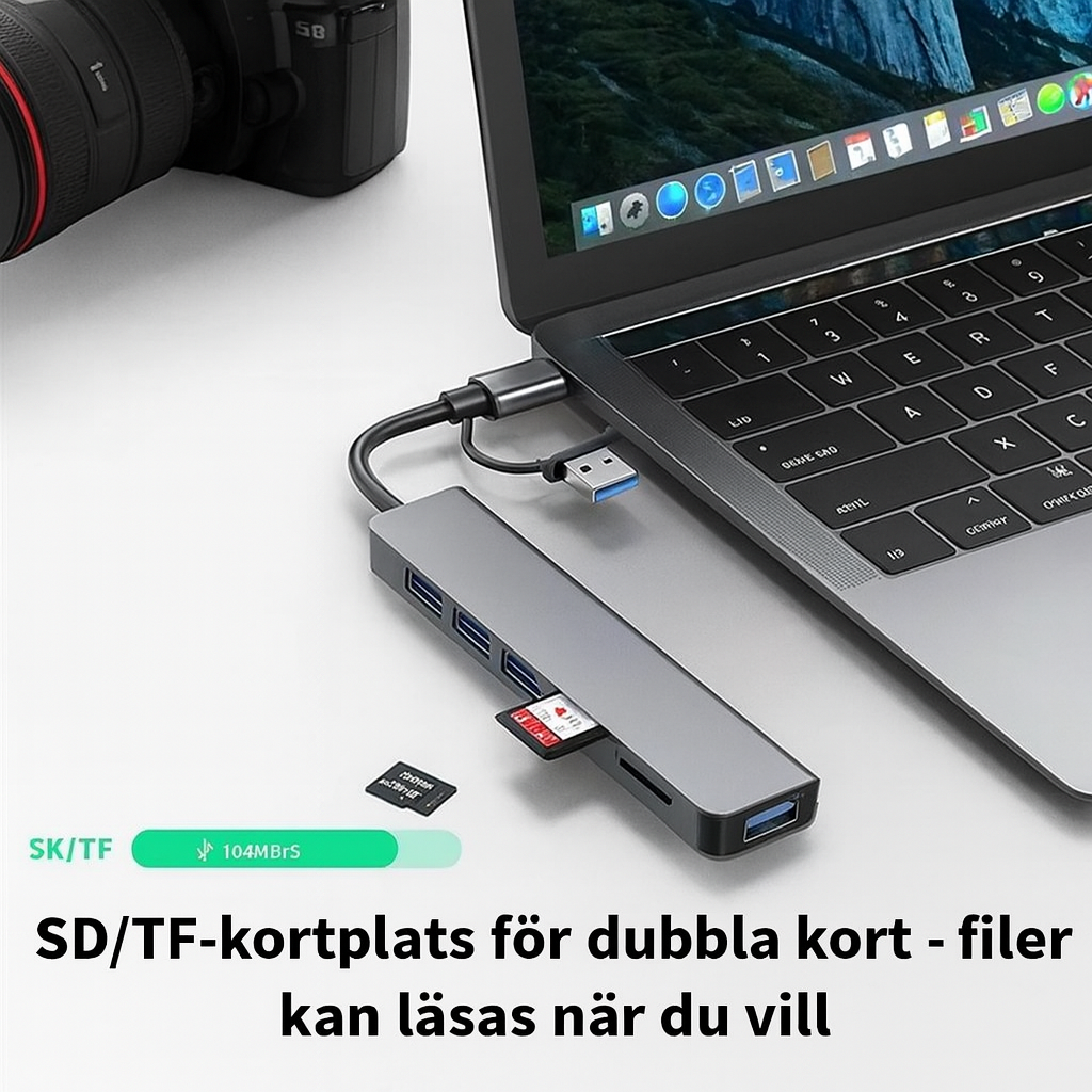 8-i-2 USB-hubb