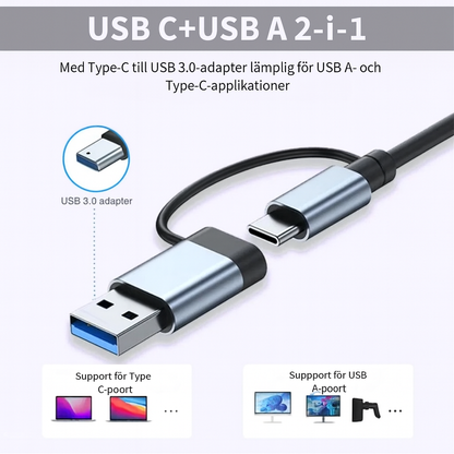 8-i-2 USB-hubb