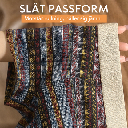 Andningsbara boxershorts för herr med geometriskt mönster – 1 set (3 st)