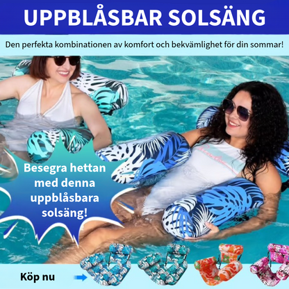 Uppblåsbar solsäng