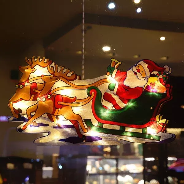 Jul-fönster hänglampa