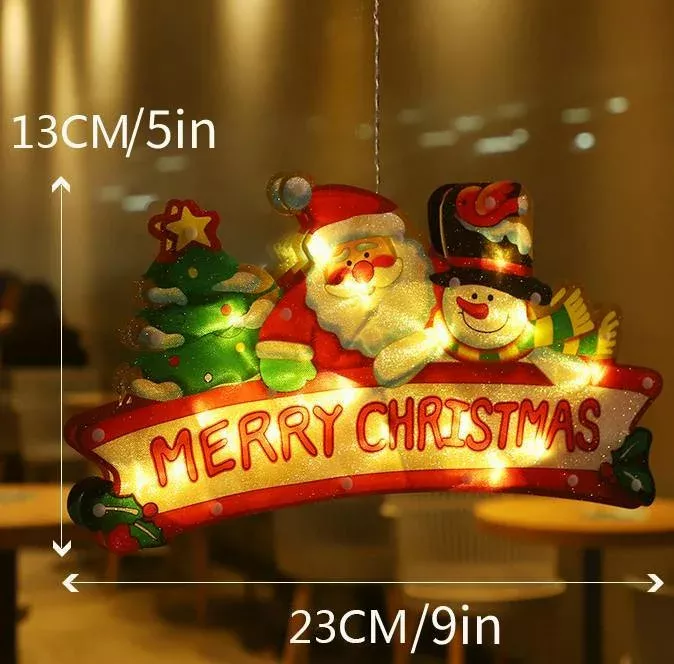 Jul-fönster hänglampa