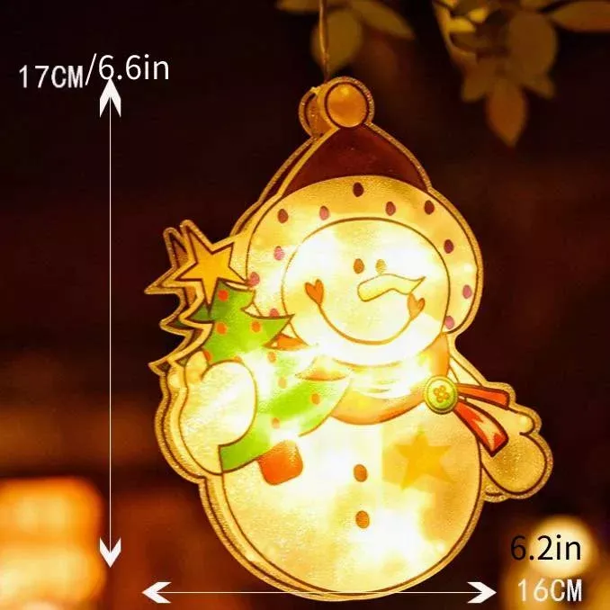 Jul-fönster hänglampa