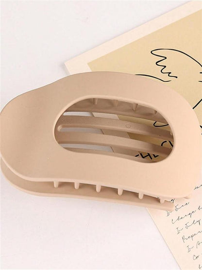 Enfärgade hårklämmor – 1 set (4 stycken)