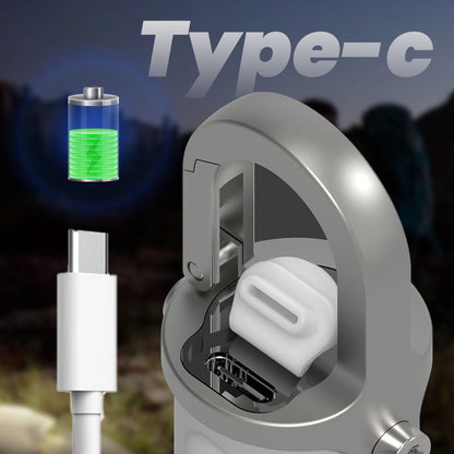 1200LM mini ficklampa med nyckelring – superljus & vattentät