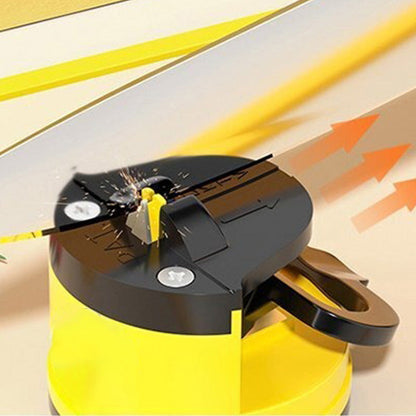 Mini knivslip med sugkopp – kompakt & säker slipning