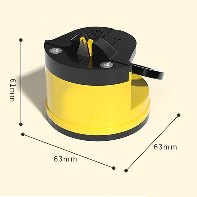 Mini knivslip med sugkopp – kompakt & säker slipning