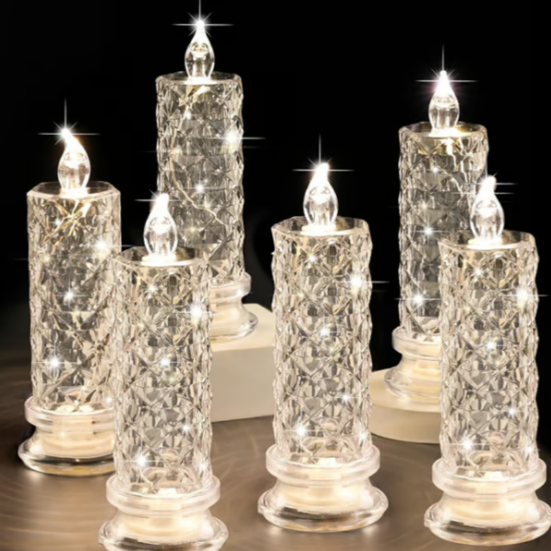 Romantiska LED-ljus – förpackning med 4 st