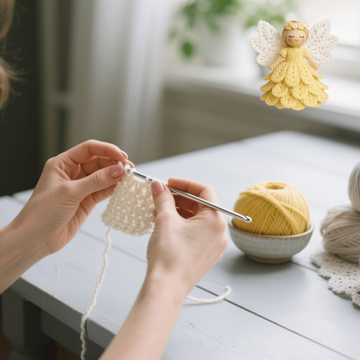 Virka din egen ängel – komplett virknings kit