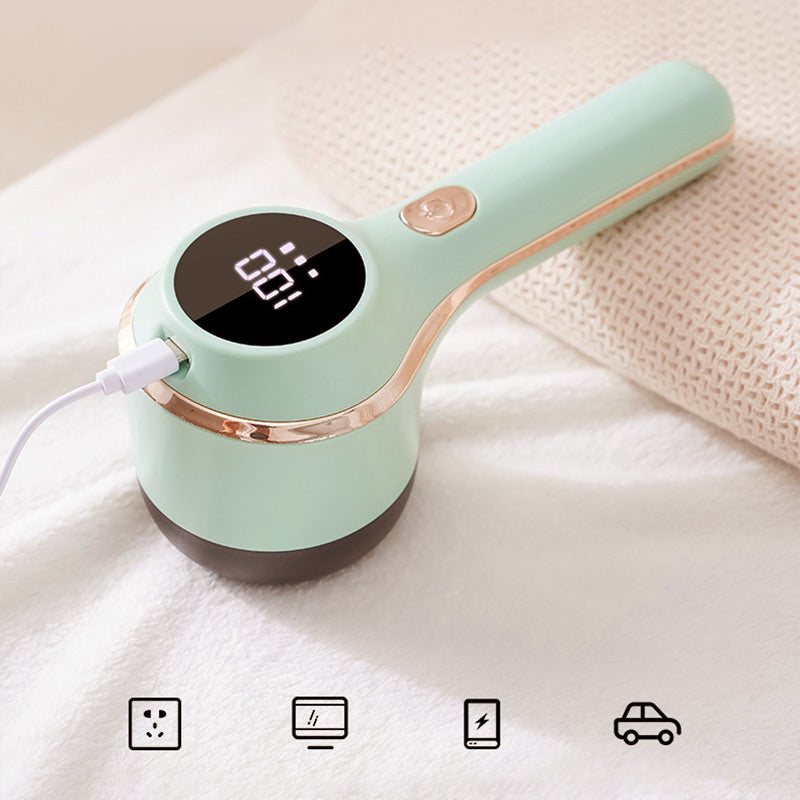 Kraftfull luddborttagare med digital display och 3 lägen